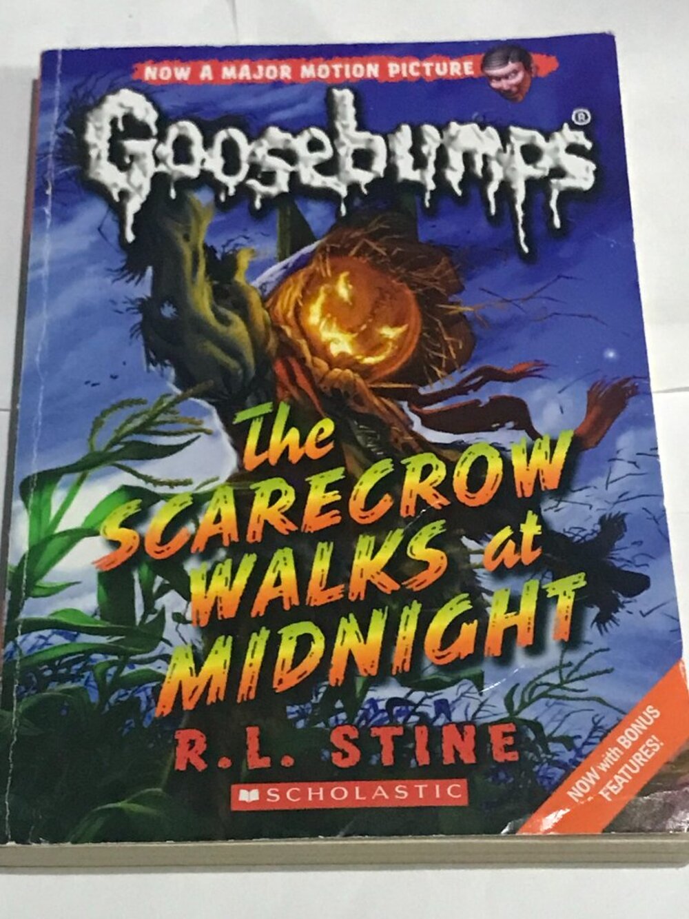The Scarecrow Walks at Midnight Goosebumps Scholastic R L Stine Book